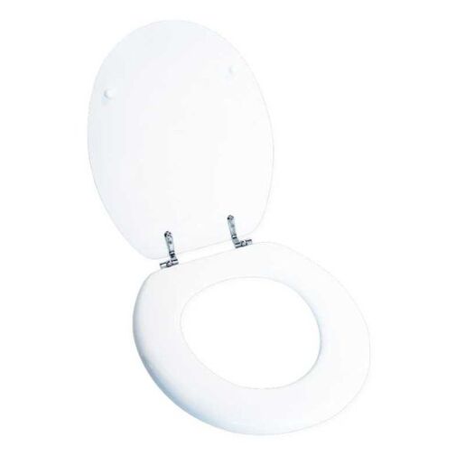 LAGUNA Daska za WC šolju, medijapan, bela D11440