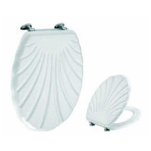 LAGUNA  Daska za WC šolju, medijapan, bela, školjka DKSD7