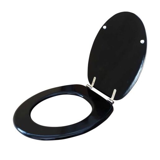 LAGUNA WC daska, lakirani medijapan, dezen ORCHID, Inox š DKSK626