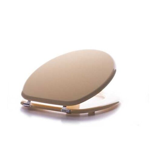 LAGUNA WC daska, lakirani medijapan, Pergamon, Inox šarke DKSH17