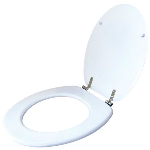 LAGUNA WC daska, lakirani medijapan, dezen BLISS, Inox ša DKSD606