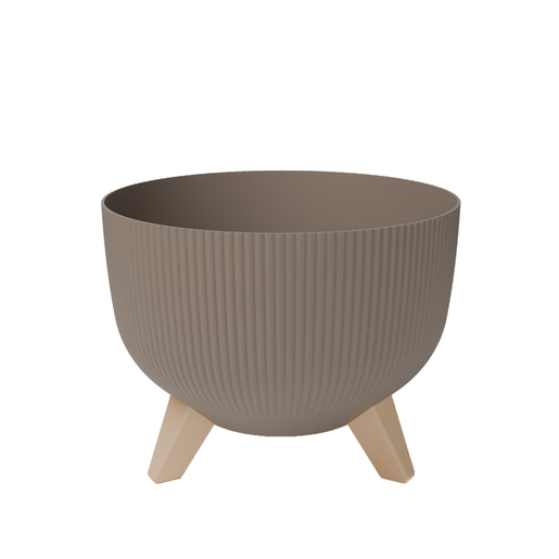 GARDINO-SAKSIJA SA NOGARIMA WAVE 30 CM MOKA