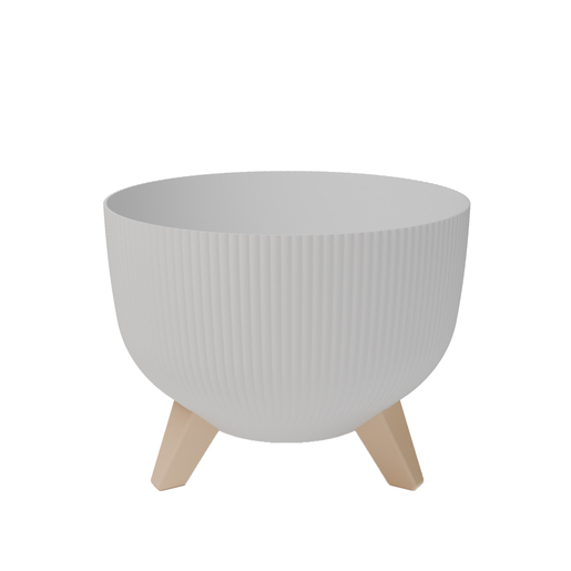 GARDINO-SAKSIJA SA NOGARIMA WAVE 30 CM BELA