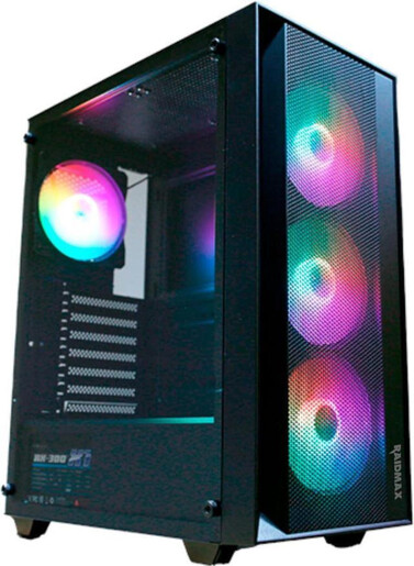 Kuciste Raidmax Vector 100 Black 4 x RGB fan/Window/650W