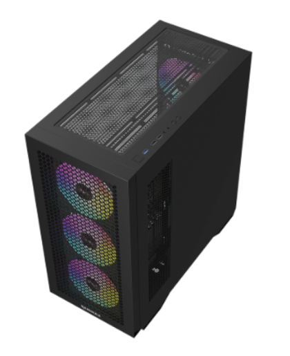 Kućište Raidmax Meshiah X605 Full Tower 4 x ARGB fan/Crni/X605TBF