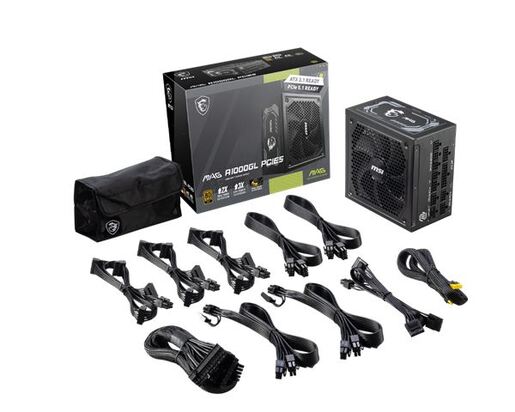 Napajanje MSI MAG A1000GL PCIE5 1000W 80 Plus Gold Modularno Black