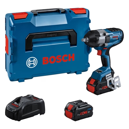 BOSCH Professional aku udarni odvijač GDS 18V-1000 2xPC8.0 GAL1880 L-Boxx 06019J8302