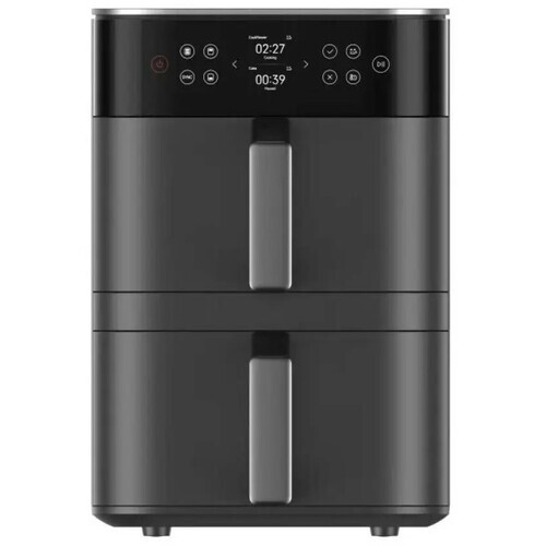 Xiaomi friteza na vruć vazduh Dual Zone, 2800W, 12 L, crna
