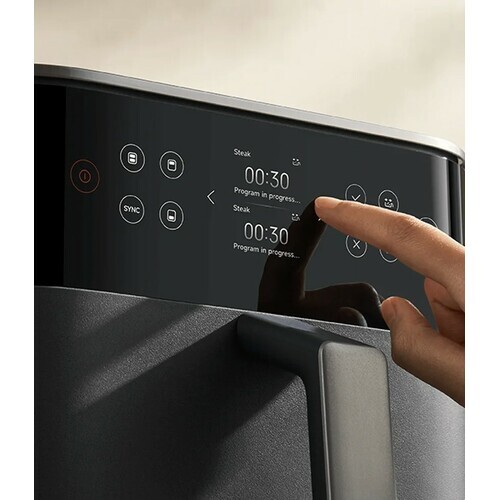 Xiaomi friteza na vruć vazduh Dual Zone, 2800W, 12 L, crna