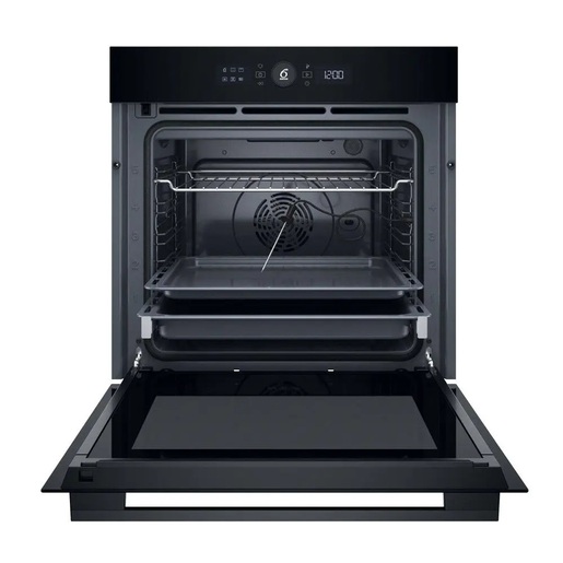 Whirlpool ugradna rerna WOI5S8PPM1SBA, Multifunkcionalna, 73 L, 6th Sense tehnologija, FlexiClean, crna