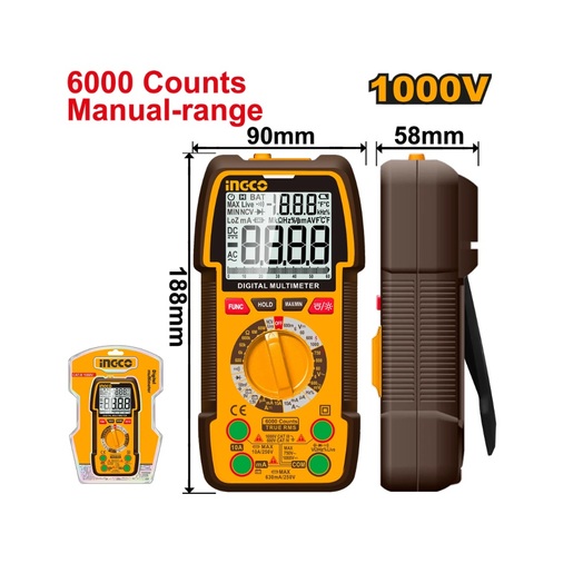 INGCO DM310002 digitalni multimetar 1000v super
