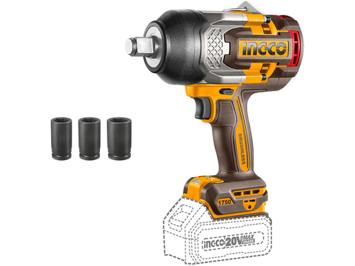 INGCO CIWLI201751 aku udarni odvijač 3/4" 1750nm solo super