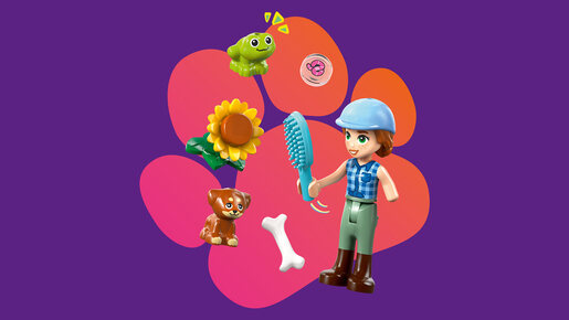 LEGO Prikolica sa konjem i ždrebetom 42695