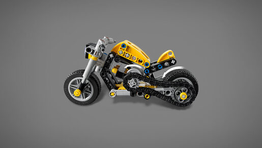 LEGO Žuti motocikl 42225