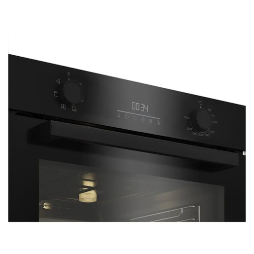 Beko ugradni set BBSE17320BD, Ventilatorska, Staklokeramika, 72 L zapremina rerne, 4 grejnih zona, crna