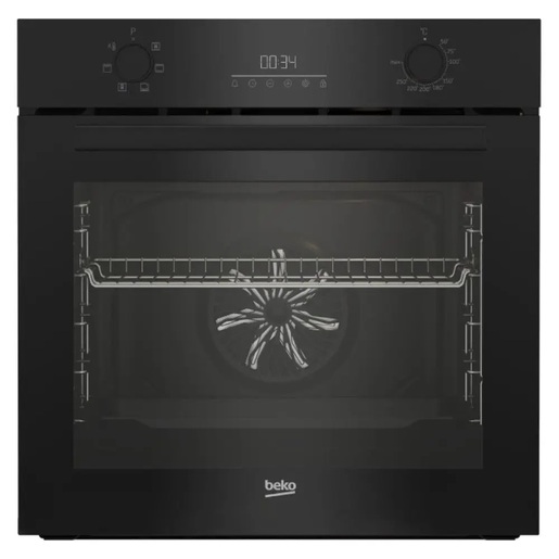 Beko ugradni set BBSE17320BD, Ventilatorska, Staklokeramika, 72 L zapremina rerne, 4 grejnih zona, crna