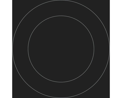 Whirlpool ugradna ploča WRD 6030 B, Staklokeramika, 2 zone kuvanja, 9 nivoa snage, crna