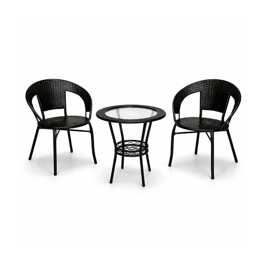 Baštenski set Rattanica crna