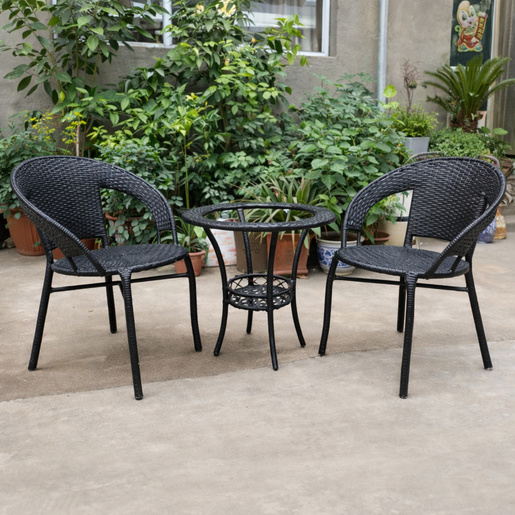 Baštenski set Rattanica crna