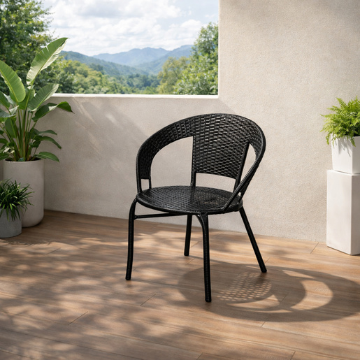 Baštenski set Rattanica crna