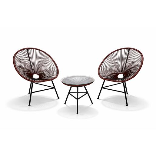 Baštenski set LOUNGE braon