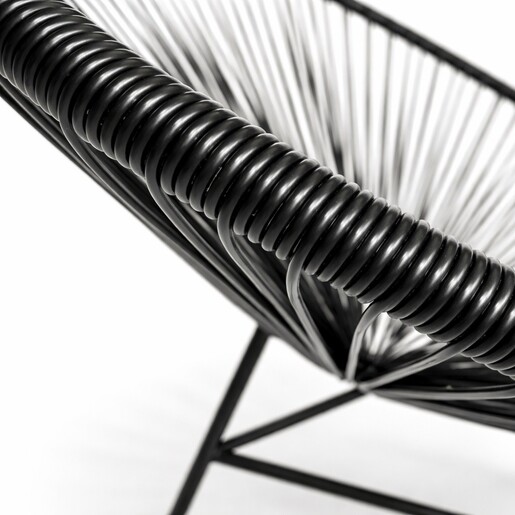 Baštenski set LOUNGE crni