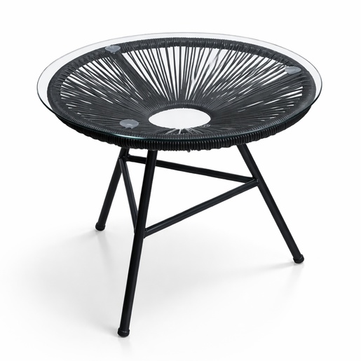 Baštenski set LOUNGE crni