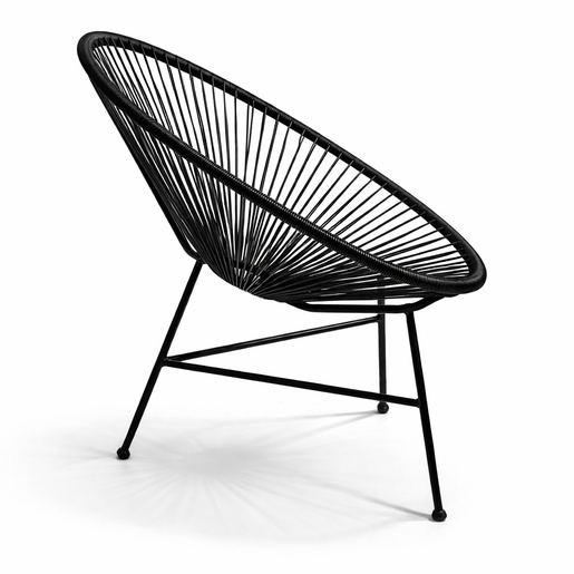 Baštenski set LOUNGE crni