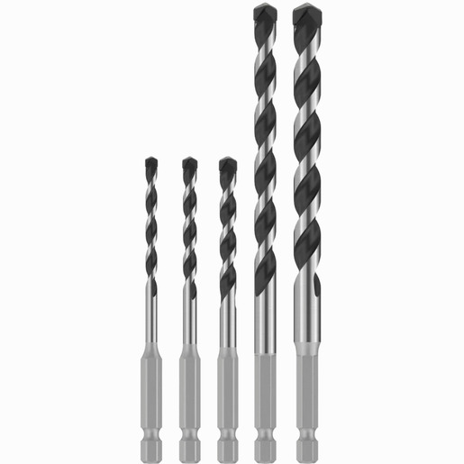 BOSCH PRO HEX-5 Burgija 7pc set 4x100/5x100/5x100/6x100/6x100/8x150/10x150mm 2608707005