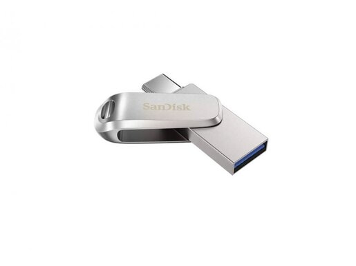 SanDisk Dual Drive USB Ultra Luxe 64GB Type C 400Mb/s 3.2 Gen 1
