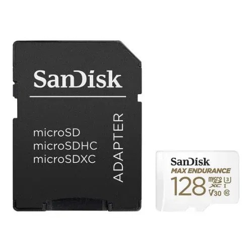 SanDisk SDHC 128GB micro +SD Adap. 60.000 sati MAX ENDURANCE