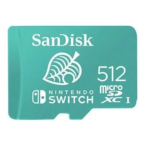 SanDisk SDXC 512GB micro 100MB/s R, 90MB/s W for Ninetendo Switch