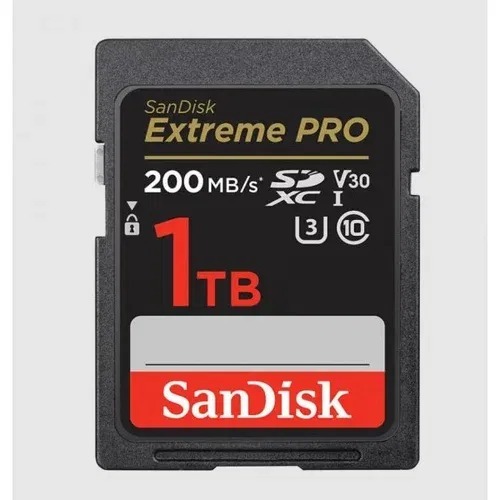 SanDisk SDXC 1TB Micro Extreme Pro 200MB/s A2 C10 V30 UHS-I US+Ad
