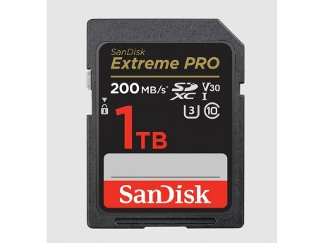 SanDisk SDXC 1TB Extreme ProDeluxe 200MB/s UHS-I Class10 U3 V30