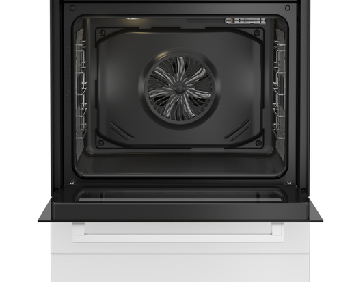 Beko električni šporet FBE66000WD, Ringle, Konvencionalna rerna, belo-crna