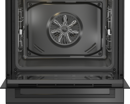 Beko električni šporet FBM67320GAT, Staklokeramička ploča, Konvencionalna rerna, crni