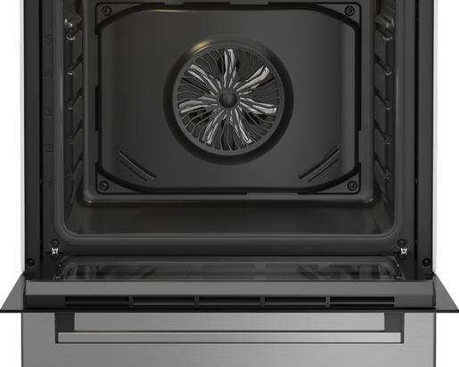 Beko električni šporet FBE67310GX, Staklokeramička ploča, Konvencionalna rerna, sivi