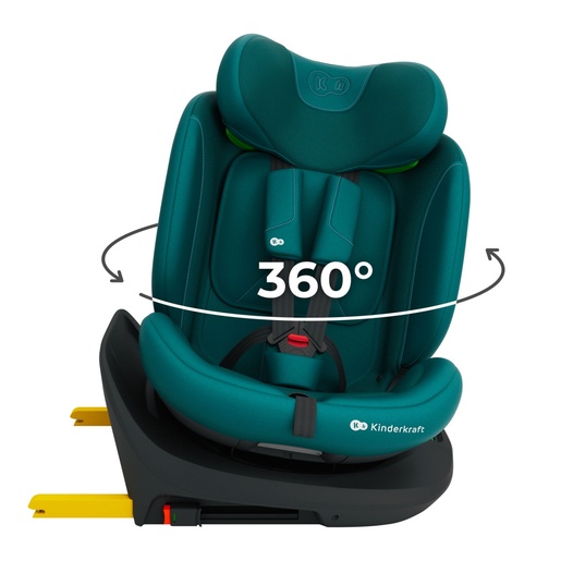 KINDERKRAFT AUTOSEDISTE I-GROW 2 PLUS I-SIZE 40-150 CM GREEN KCIGRO02GREPL00