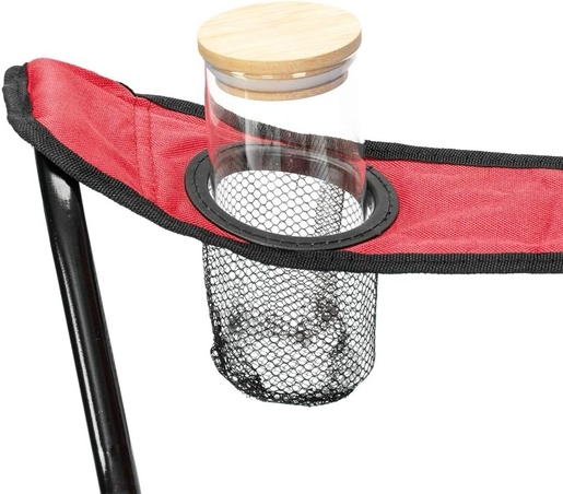 CHOMIK KAMPERSKA/RIBOLOVAČKA SKLOPIVA STOLICA CRVENA LEZBOL