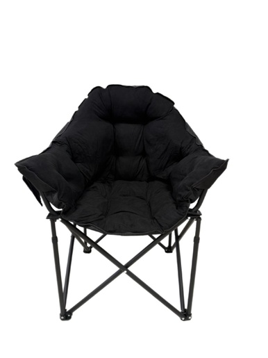 BOLZZ SKLOPIVA STOLICA ZA KAMPOVANJE RELAX BLACK BOLCSTOLIBLK