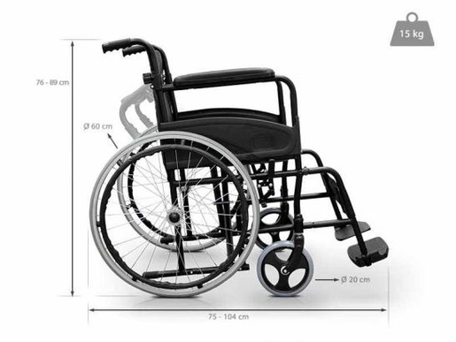 BOLZZ KOLICA ZA INVALIDE BASIC BOLKOLINVBAS