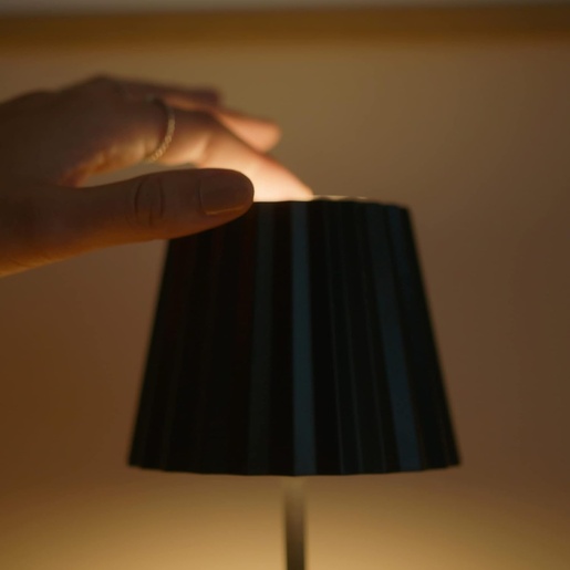 BOLZZ STONA LAMPA CLUB 08 BLACK BOLLAMP008