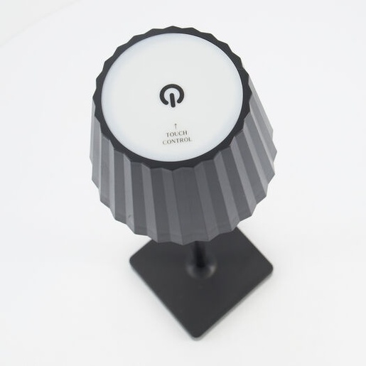 BOLZZ STONA LAMPA CLUB 08 BLACK BOLLAMP008