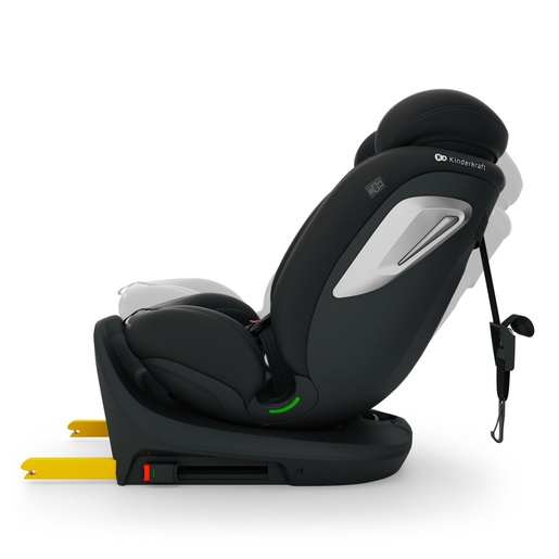 KINDERKRAFT AUTOSEDISTE I-GROW 2 PLUS I-SIZE 40-150 CM BLACK KCIGRO02BLKPL00