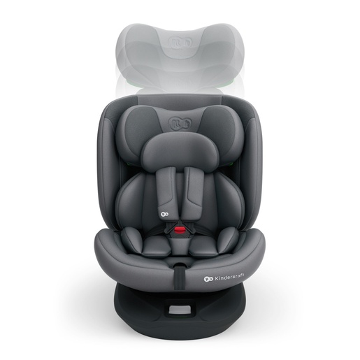 KINDERKRAFT AUTOSEDISTE I-GROW 2 PLUS I-SIZE 40-150 CM GREY KCIGRO02GRYPL00