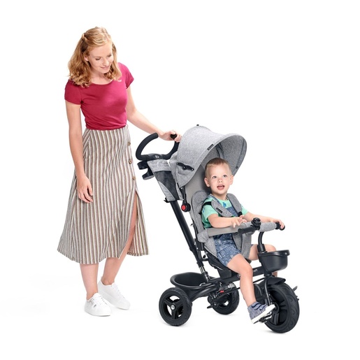 KINDERKRAFT TRICIKL AVEO 2U1 LIGHT GREY KRAVEO00LGR0000