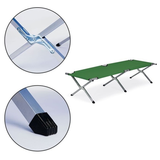 ModernHome Sklopivi krevet za kampovanje green WR1394 GREEN