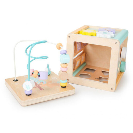 ECO TOYS DRVENA EDUKATIVNA KOCKA HM015472