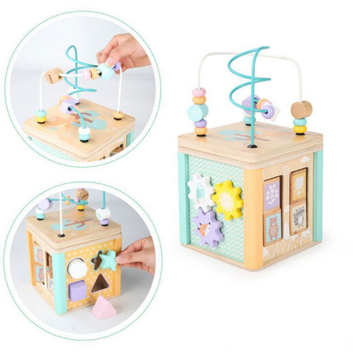 ECO TOYS DRVENA EDUKATIVNA KOCKA HM015472