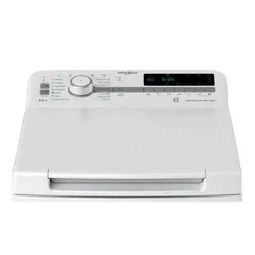 Whirlpool mašina za pranje veša TDLR 65261BS EU/N, Topload, 6.5 kg, 1200 rpm, bela